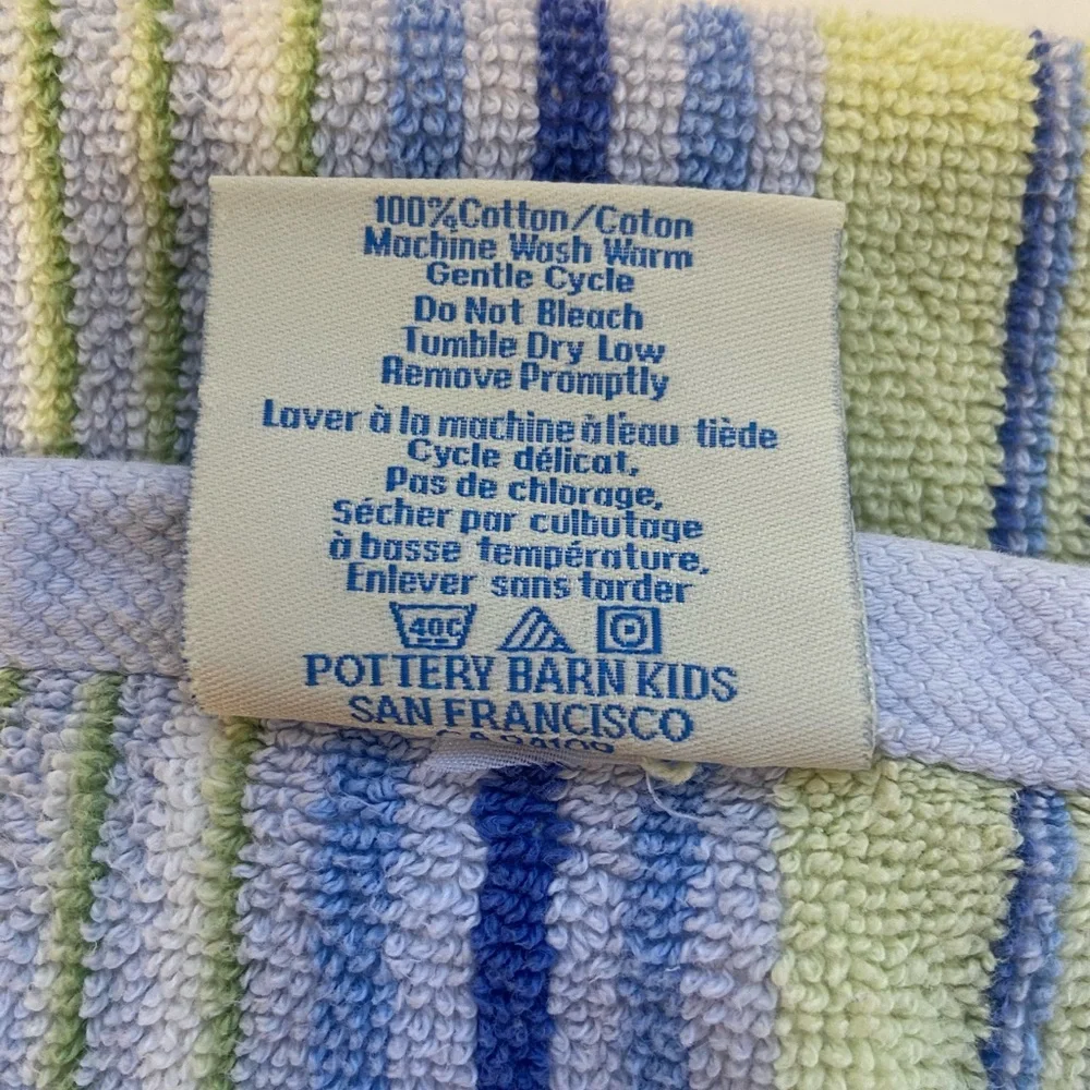 (2) Pottery Barn Kids towels